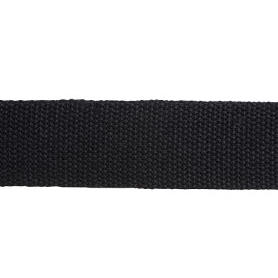 Ремень на пояс Canvas из ткани с металлической пряжкой, черный-4