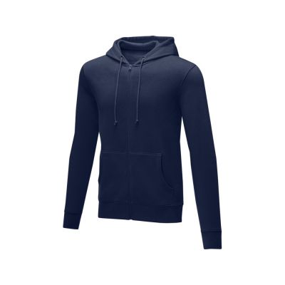 Мужская толстовка на молнии Theron, темно-синий-0