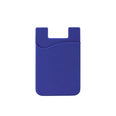 Картхолдер с креплением на телефон Gummy, ярко-синий-2