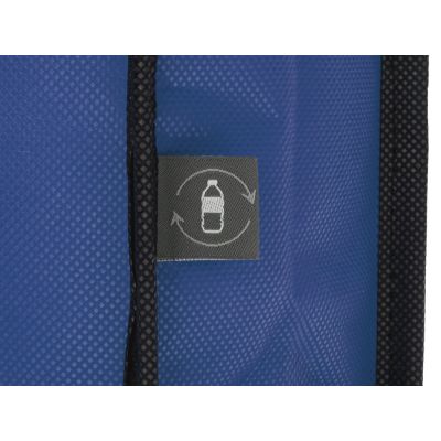 Сумка-холодильник Reviver на липучке из нетканого переработанного материала, синий-9