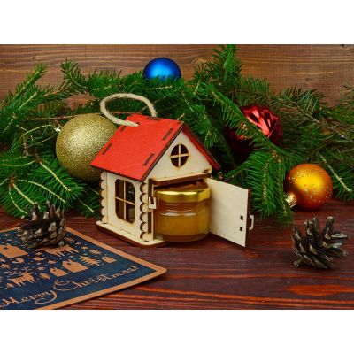 Игрушка Домик упаковка, красный-4