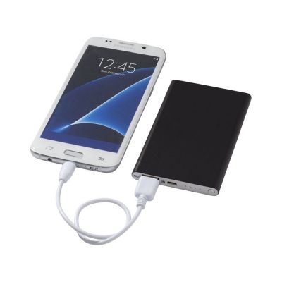 Портативное зарядное устройство Pep 4000 mAh, черный-4