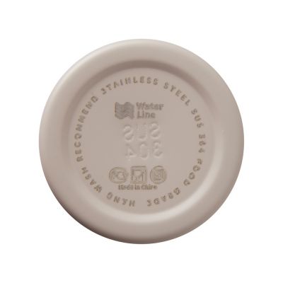 Стальная бутылка Rely, 650 мл, бежевый-6