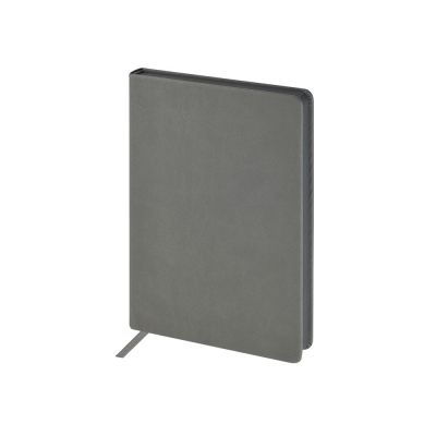 Ежедневник А5 Megapolis Color New soft-touch, серый-0