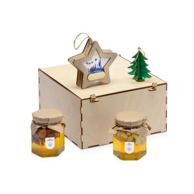 Подарочный набор Decoration Deluxe с двумя видами меда-0