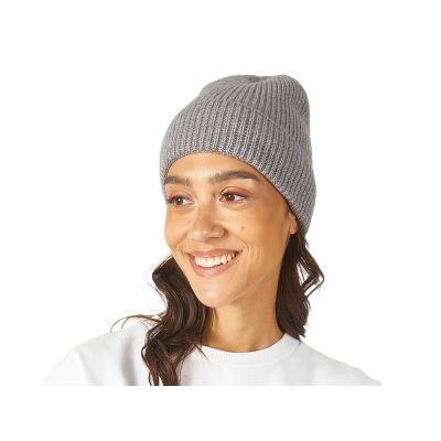 Шапка Nordend, крупный риб, серый меланж-2