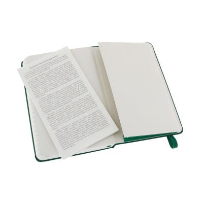 Записная книжка Moleskine Classic (в линейку) в твердой обложке, Pocket (9x14см), зеленый-3