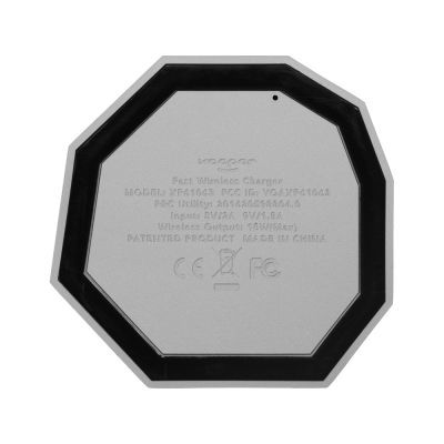 Док-станция Geo Dock с быстрой беспроводной зарядкой, серебристый с синей подсветкой. XOOPAR-8