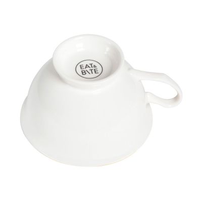 Чайная пара с золотой каймой, 200мл-2