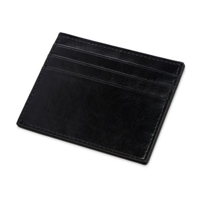 Картхолдер для 6 пластиковых карт с RFID-защитой Fabrizio, черный-0