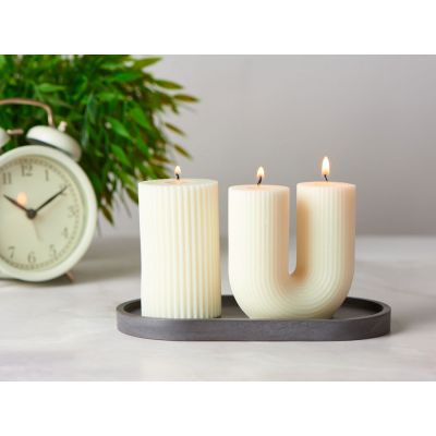 Набор свечей на подставке Aris-10