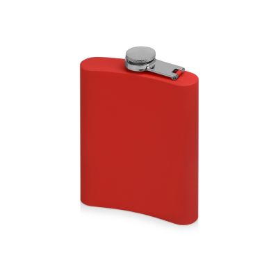 Фляжка 240 мл Remarque soft touch, 201 сталь, красный-1