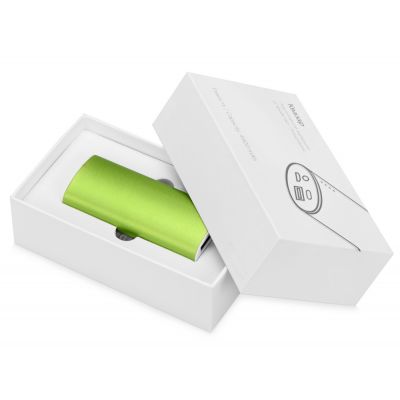 Портативное зарядное устройство Квазар, 4400 mAh, зеленое яблоко-5