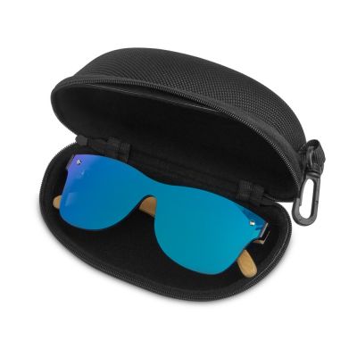 Солнцезащитные очки из бамбука с зеркальной линзой Rockwood Motion, синий-6