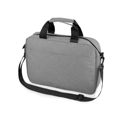 Сумка Брейв для документов и ноутбука 13,3, светло-серый/черный-0