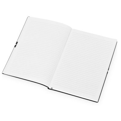 Блокнот Horizon с горизонтальной резинкой, гибкая обложка, 80 листов, серый-2