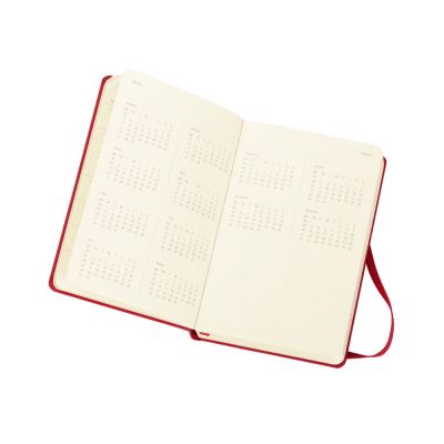 Ежедневник Moleskine Classic (2022), Pocket (9х14), красный, твердая обложка-2