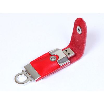 USB-флешка на 8 Гб в виде брелка, красный-0