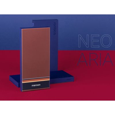 Внешний аккумулятор Rombica NEO ARIA Maroon, 10000мАч, Soft-touch, PD, QCharge, Type-C, бордовый/син-4