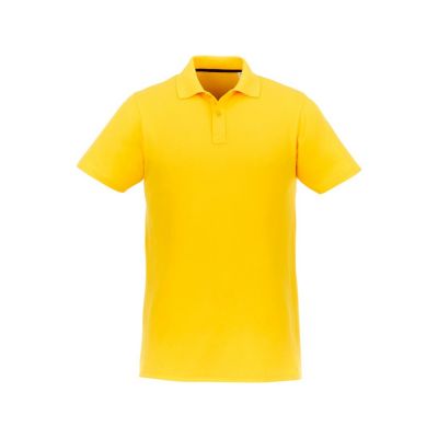 Мужское поло Helios с коротким рукавом, желтый-1
