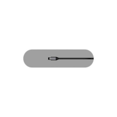 Хаб USB Type-C 3.0 для ноутбуков Falcon, серый-2