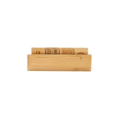 Календарь настольный вечный MEDUS, бежевый-4