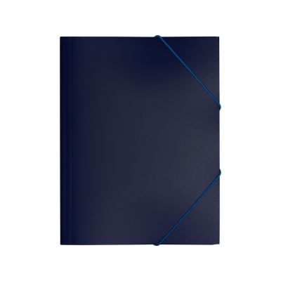 Папка формата А4 на резинке, синий-1