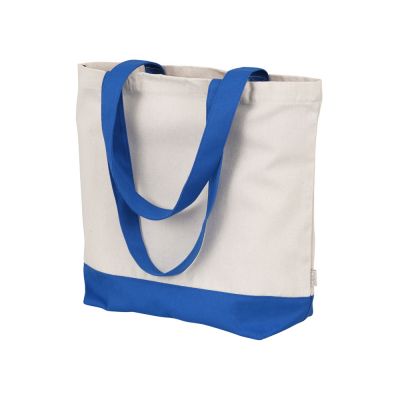 Сумка для шоппинга Cotton из переработанного хлопка 280 г, синий-0