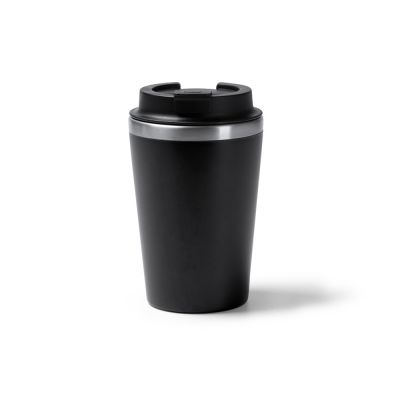 Термокружка HORAN с двойными стенками, черный-0