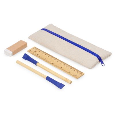 Канцелярский набор Bilbao, синий-0