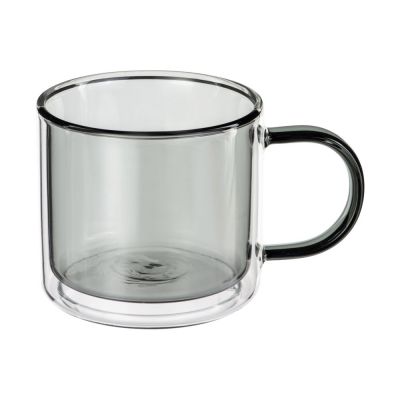 Кружка с двойными стенками 250 мл, черный-1