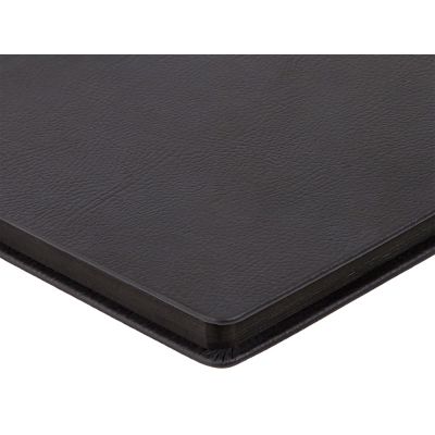 Ежедневник недатированный А5 Megapolis Nappa, черный-4