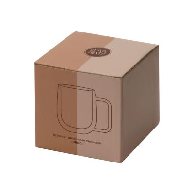 Цветная кружка Ubud с двойными стенками, синий-3