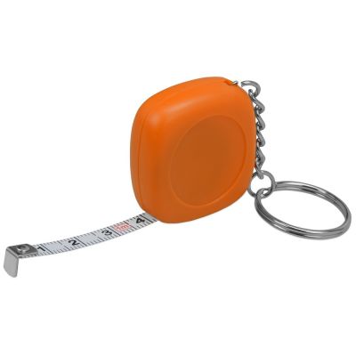 Брелок-рулетка 1м Block, оранжевый-1