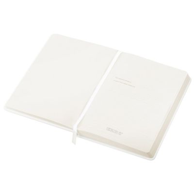 Бизнес-блокнот C2 софт-тач, твердая обложка, 128 листов, белый-2