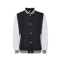 Бомбер утепленный California унисекс, черный/белый