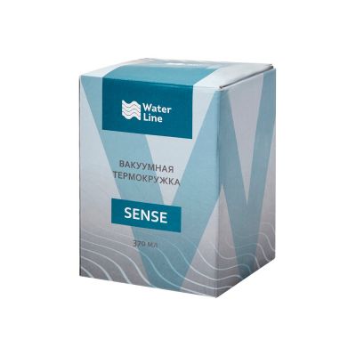 Вакуумная термокружка Sense, непротекаемая крышка, серебристый-4