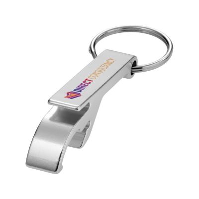 Брелок-открывалка Tao из переработанного алюминия - Серебристый-4