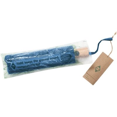 Зонт складной 5429 ÖkoBrella из бамбука, полуавтомат, черный-4