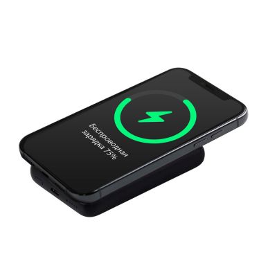 Магнитный внешний беспроводной аккумулятор Polarix, QC/PD, 10000 мАч, черный-8