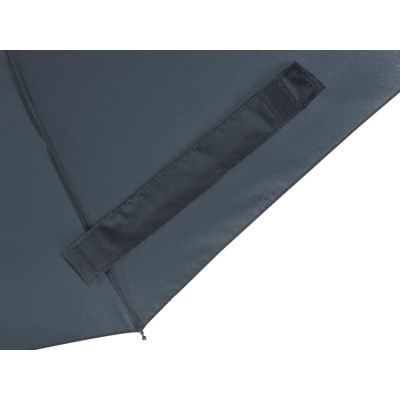 Зонт-автомат Lumet с куполом из переработанного пластика, серый (P)-5