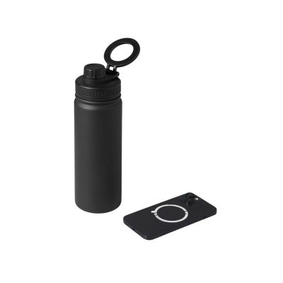 Вакуумная термобутылка с magsafe-держателем INSIDER, 600 мл, черный-2