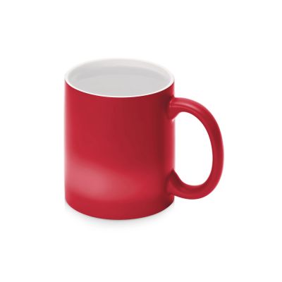 Кружка-хамелеон Magic матовая, красный/белый-2