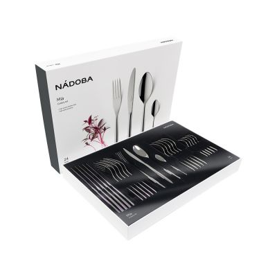 Набор столовых приборов, 24 предмета, NADOBA, серия MIA-1
