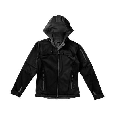 Куртка софтшел Match женская, черный/серый-5