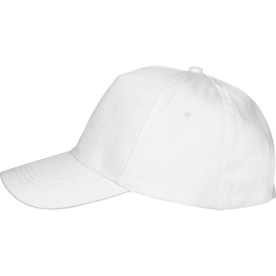 Бейсболка Мемфис 230 5-панельная, белый-2