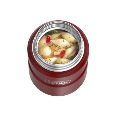 Термос из нерж. стали с ложкой тм THERMOS SK3000 MRR 0,47L-6