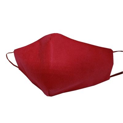 Маска для лица многоразовая из спанбонда, бордовый-0
