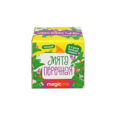 Набор для выращивания Экокуб Magicme Мята-2