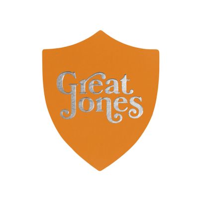 ПАТЧ ЩИТ soft-touch (оранжевый ) 6,6 х 5,5 см-2